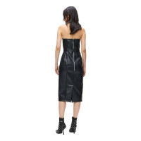 Klj Faux Leather Dress Black  KARL LAGERFELD