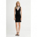 Klj Chainmail Dress Black  KARL LAGERFELD