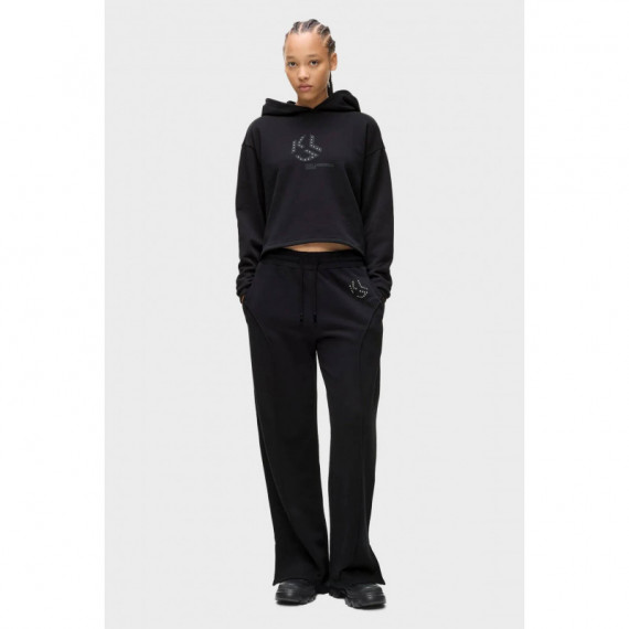 Klj Studded Logo Sweatpant Black  KARL LAGERFELD