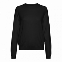 Jerséis y Sudaderas Jersey VERO MODA Happiness Black Solid