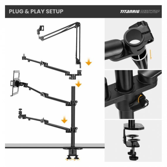 TARION Titanrig Desktop Set - Guanxe Atlantic Marketplace