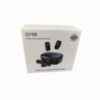 TYMINE Micrófono Dual Lavalier Inalámbrico Recargable