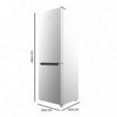 Frigorífico Bolero Coolmarket Combi 322 Inox E  CECOTEC