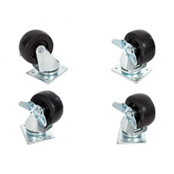 Juego 4 Ruedas Murales para Armario Rack Aiten Data (80.32.16)