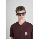 Polo Slim Fit en Jersey de Algodón con Pequeño Logo Tigre de ANTONY MORATO