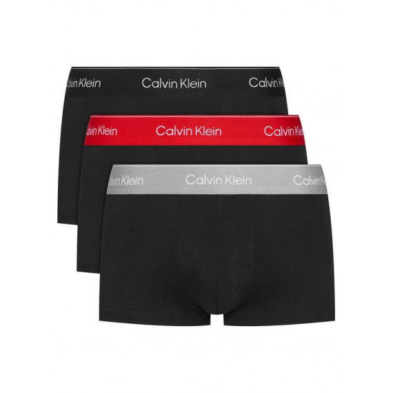 Low Rise Trunk 3PK Black W/ Adrenaline R  CALVIN KLEIN