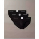Hip Brief 3PK Black  CALVIN KLEIN