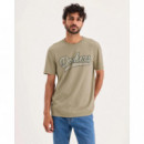 Camisetas Hombre Camiseta Dockers® de Hombre Lemon Pepper Beige  DOCKERS
