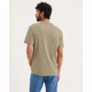Camisetas Hombre Camiseta Dockers® de Hombre Lemon Pepper Beige  DOCKERS