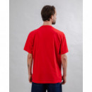 Camisetas Hombre Camiseta BRAVA FABRICS Oversize Hot&brava Rojo