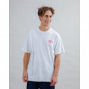 Camisetas Hombre Camiseta BRAVA FABRICS Oversize Doner Brava Blanco