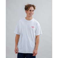 Camisetas Hombre Camiseta BRAVA FABRICS Oversize Doner Brava Blanco