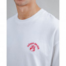 Camisetas Hombre Camiseta BRAVA FABRICS Oversize Doner Brava Blanco