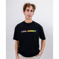 Camisetas Hombre Camiseta BRAVA FABRICS Atari Spectrum Negro