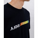 Camisetas Hombre Camiseta BRAVA FABRICS Atari Spectrum Negro
