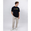 Camisetas Hombre Camiseta BRAVA FABRICS Atari Spectrum Negro