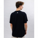 Camisetas Hombre Camiseta BRAVA FABRICS Atari Spectrum Negro