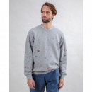 Jerséis y Sudaderas Sudadera BRAVA FABRICS Splash Paint Gris