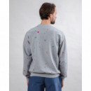 Jerséis y Sudaderas Sudadera BRAVA FABRICS Splash Paint Gris