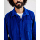 Chaquetas Hombre Sobrecamisa BRAVA FABRICS Pana Azul Klein