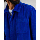 Chaquetas Hombre Sobrecamisa BRAVA FABRICS Pana Azul Klein