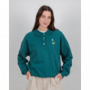 Jerséis y Sudaderas Sudadera BRAVA FABRICS Polo Peanuts Records Verde