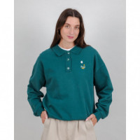 Jerséis y Sudaderas Sudadera BRAVA FABRICS Polo Peanuts Records Verde