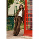 Pantalones Mujer Pantalón LA PETITE ÉTOILE Paloma Chevron