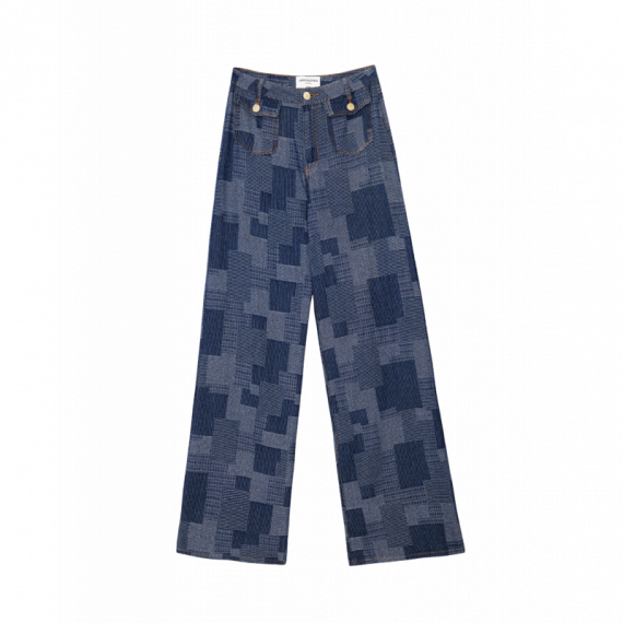 Pantalones Mujer Vaquero LA PETITE ÉTOILE Peytona Brut