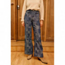Pantalones Mujer Vaquero LA PETITE ÉTOILE Peytona Brut
