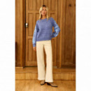 Pantalones Mujer Pantalón LA PETITE ÉTOILE Atlanty Natural