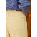 Pantalones Mujer Pantalón LA PETITE ÉTOILE Atlanty Natural