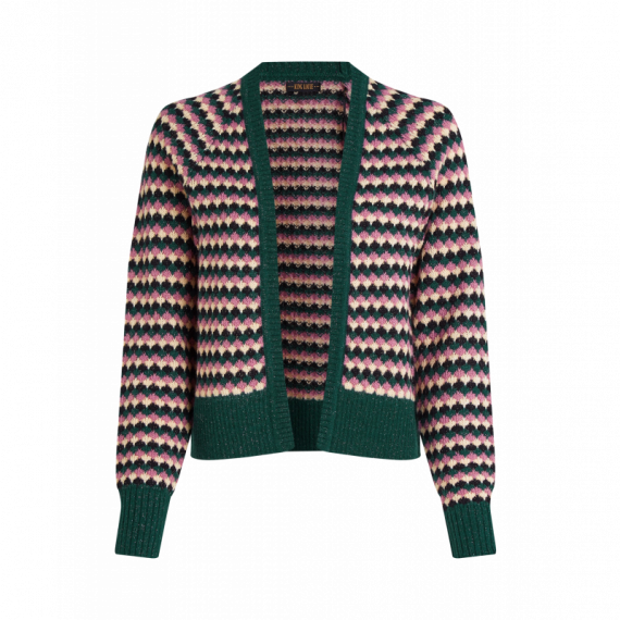 Jerséis y Sudaderas Cárdigan KING LOUIE Blanca Pine Green