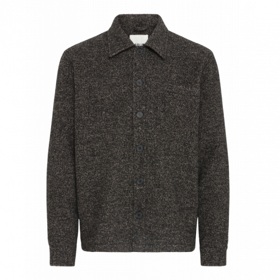 Chaquetas Hombre Sobrecamisa !SOLID Simeon Black Melange / Brown