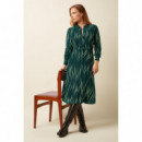 Vestidos Vestido KING LOUIE Mina Pine Green - Twirl