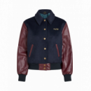 Chaquetas Mujer Chaqueta KING LOUIE Billie Baseball Bordeaux Red - Shine