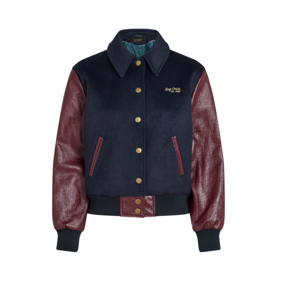 Chaquetas Mujer Chaqueta KING LOUIE Billie Baseball Bordeaux Red - Shine