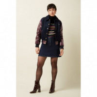 Chaquetas Mujer Chaqueta KING LOUIE Billie Baseball Bordeaux Red - Shine