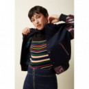 Chaquetas Mujer Chaqueta KING LOUIE Billie Baseball Bordeaux Red - Shine