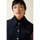 Chaquetas Mujer Chaqueta KING LOUIE Billie Baseball Bordeaux Red - Shine