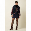 Faldas Falda KING LOUIE Olivia Zip Walker Denim Indigo Blue