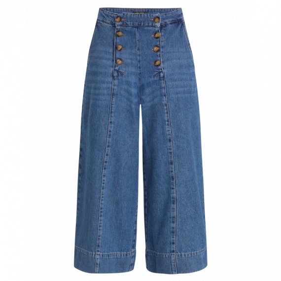 Pantalones Mujer Pantalón KING LOUIE Melody Culotte Stone Denim