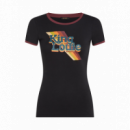 Camisetas Mujer Camiseta KING LOUIE Logo Black