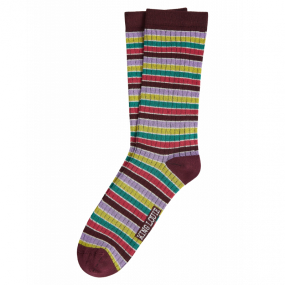 Calcetines KING LOUIE Stripe Porto Red