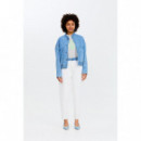 Chaquetas Mujer Chaqueta CKS Creme Blue