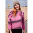 SUGARHILL BRIGHTON Camisetas Mujer Camiseta Sugarhill Celine Pink/black, Star