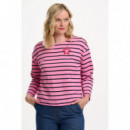 SUGARHILL BRIGHTON Camisetas Mujer Camiseta Sugarhill Celine Pink/black, Star