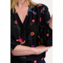 SUGARHILL BRIGHTON Blusas y Camisas Blusa Sugarhill Elkie Black, Rainbow Folk Bird