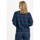SUGARHILL BRIGHTON Blusas y Camisas Blusa Sugarhill Nessie Black/teal, Twilight Gingham