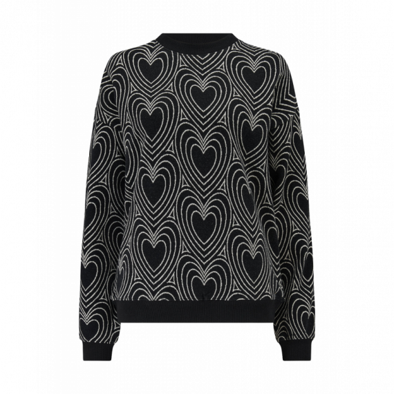 SUGARHILL BRIGHTON Jerséis y Sudaderas Jersey Sugarhill Gerri Black/off White, Heart Explosion